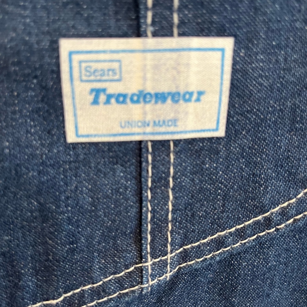 Vintage Sears Union Made Tradewear Overalls Made in USA Sz 36x30 NWOT - Picture 4 of 7